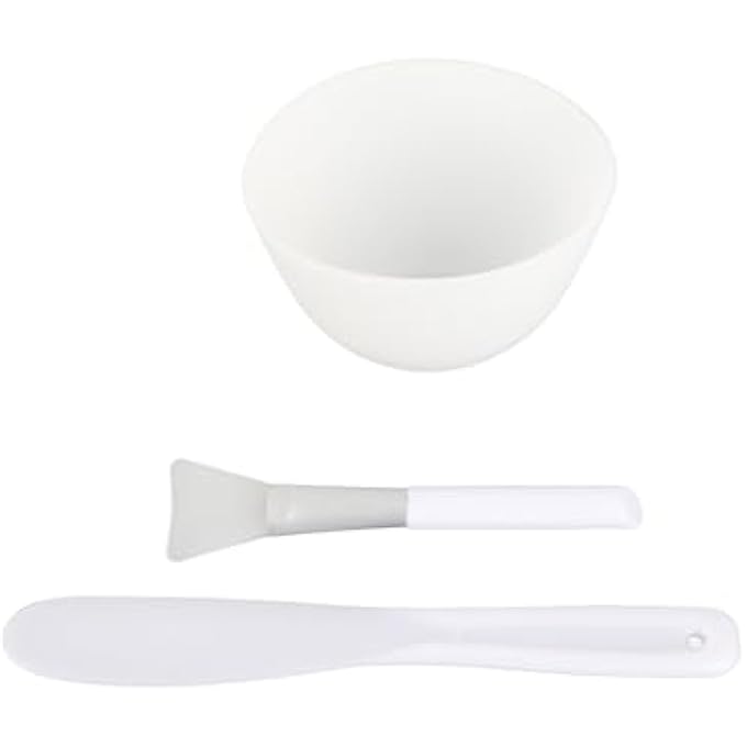 Yechiry DIY TOOL SET SILICONE BOWL BRUSH SPATULA 3PCS MIXING TOOL SETS FOR SKIN CARE ENTHUSIASTS AND TRAVELERS - Image 3
